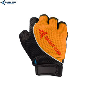 Gants tactiques Daizen Star à demi-doigts, vert et noir, longueur poignet, durables, sportifs, décontractés, en PU, multifonctionnels, pour toutes les saisons - Product Image 2