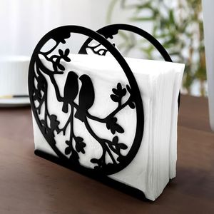 Premium Stainless Steel <b>Tissue</b> <b>Holder</b> Durable Decorative Napkin Dispenser Modern Tabletop Organizer Home <b>Kitchen</b> Bathroom Use - Product Image 2