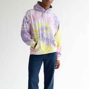 Custom Logo <b>Tie</b>-<b>Dye</b> <b>Hoodie</b> Men's Heavyweight Fleece Sweatshirt Professional Streetwear Pullover <b>Hoody</b> Apparel 2026 - Product Image 2