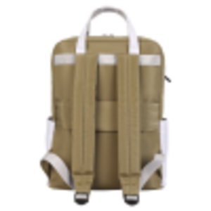 Mochila para Portátil Personalizada de Estilo Minimalista Vintage, Color Sólido, PE, Cierre de Cremallera Impermeable EVA, Unisex, 24L, Antibacteriana - Product Image 5