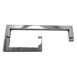 Hotel-Grade Double Towel Rack with <b>Square</b> <b>Combination</b> Handle and Washer for Bathrooms - Product Image 1