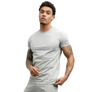 2022ขายส่ง OEM ขายส่งโลโก้ที่กำหนดเองพิมพ์ขนาดใหญ่เสื้อยืดผู้ชายถุงธรรมดาเสื้อยืดผ้าฝ้าย100%