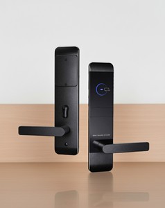 Serrure de porte d'hôtel intelligente Bluetooth avec TTLock RFID, serrure numérique d'hôtel en acier inoxydable FDHL-E900-S-BLE - Product Image 2