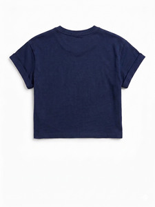 เสื้อครอปสตรีทผ้าฝ้ายทรงหลวมลำลองสำหรับผู้หญิงเสื้อแฟชั่นฤดูร้อน - Product Image 4