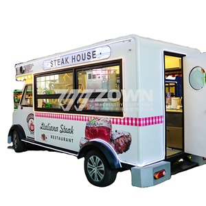 New Franchise Catering Mobile Bar BBQ Food Trailer Fully Equipped Ice Cream Coffee Snack Food Chips Fast Food Truck for Sale - Product Image 1