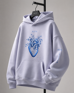 Sudadera con Capucha Rits, Corte Regular, Unisex, Felpa, Informal, para Invierno, 100% Algodón, con Bolsillos, Transpirable, Ecológica, Económica - Product Image 5