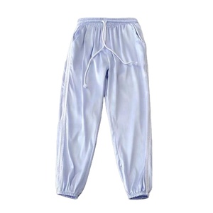 PRO ENTERPRISES Pantalones de chándal ajustados para mujer 100% algodón Cierre de cordón Ropa de calle de invierno - Product Image 3