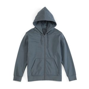 OEM 2026 Sweat-shirts à capuche zippés tendance pour hommes, avec fermetures éclair, couleur unie personnalisée, unisexe - Product Image 3