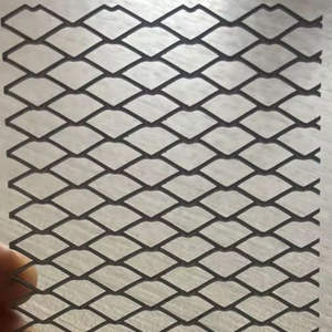 Lámina de malla metálica expandida de aluminio anodizado plateado para rejillas de equipos de refrigeración, ventilación y paneles arquitectónicos - Product Image 1