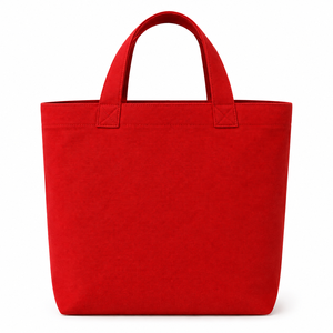 Sac fourre-tout en toile rouge tendance avec imprimé Corgi mignon, fermeture personnalisée pour les voyages et le shopping - Product Image 3