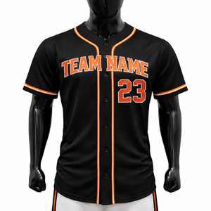 เสื้อเบสบอลย้อนยุคแบบยูนิเซ็กซ์ ปักลายตามสั่ง พิมพ์ลายแบบซับลิเมชั่น ปักชื่อและหมายเลขผู้เล่น ชุดทีม ระบายอากาศได้ดี มีไซส์พลัส - Product Image 1