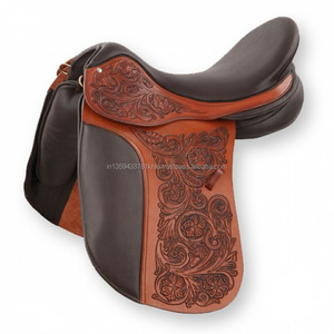 Conjunto de sillín de cuero inglés, asiento de diseño personalizado de la mejor calidad, caballo inglés - Product Image 4