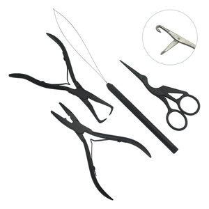 Outil de beauté pratique avec poignée ergonomique, kit de pinces pour extensions de cheveux et construction légère pour salon - Product Image 2