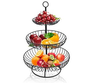 Panier de rangement pour légumes en fil de fer au design vintage, ustensile de cuisine personnalisé, panier en métal pour le stockage des légumes - Product Image 1