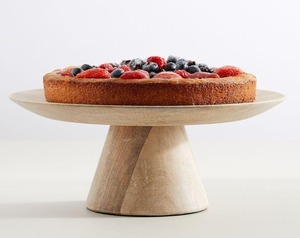 Base Redonda de Madera para Pastel, Hecha a Mano, Moderna, para Exhibición de Postres, Acabado Natural, al Mejor Precio - Product Image 4