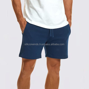 กางเกงขาสั้นผ้าฝ้ายสีทึบเอวปานกลางแบบลำลองสำหรับผู้ชายจากปากีสถานทำจากผ้าฝ้าย100% - Product Image 2