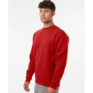 Classic Fit <b>Men's</b> Winter Sweatshirt <b>Warm</b> Fleece Lined Crew Neck Solid Cotton Blend Pullover <b>Jumper</b> Top - Product Image 3