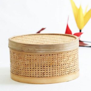 High Quality Bamboo Storage Box Containers <b>Cheap</b> Price Natural Eco Friendly Container <b>Boxes</b> From Factory for Wholesale - Product Image 6