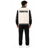 Blouson universitaire en polaire personnalisé pour homme 2026 – Col montant, patchwork, gaufré, coupe-vent, respirant, séchage rapide, décontracté, hiver