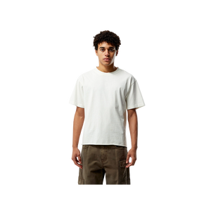 Men's Regular Fit Solid <b>White</b> Cotton T-<b>Shirt</b> <b>Short</b> <b>Sleeve</b> O-Neck Casual Jersey Knitted Top - Product Image 1