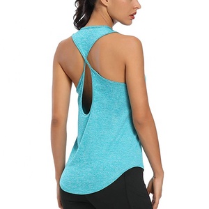 Loose Sports Vest Women Sexy Sleeveless <b>Tops</b> Quick Dry Breathable Lightweight Blouses Yoga Wear Gym Wear Plus Size Four-Way - Product Image 6