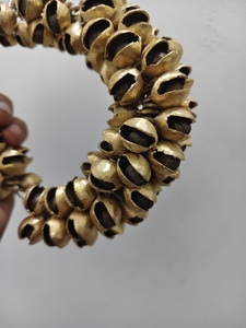 Campanas de Latón Lisas Hechas a Mano, Campanas Decorativas de Concha de Almeja de Metal, Campana de Latón con Sonido Musical, Campana Artesanal Tradicional para - Product Image 2