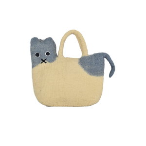 Sac à main en feutre de laine pour chat - Product Image 1