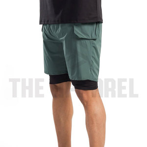 Pantalones Cortos Awrah para Hombre, Largos hasta la Rodilla – Pantalones Cortos Deportivos Modestos de Secado Rápido, Transpirables, Ropa Deportiva Atlética con Logotipo Personalizado - Product Image 4