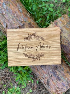 <b>Memory</b> Wooden Keepsake <b>Box</b> Christmas Personalized Gift Letter Eco Friendly Home Decor for Girlfriend Mom Woman Sister Best - Product Image 5