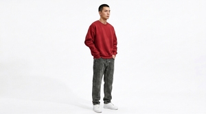 Sudadera Extra Grande para Hombre, Cuello Redondo, Cómoda, Manga Larga, Ropa Casual de Invierno, Fabricante - Product Image 6