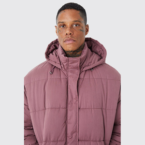 Vêtements décontractés amples et tendance de style streetwear grande taille, de haute qualité, personnalisés, unis, avec fermeture éclair intégrale, respirants, imperméables et coupe-vent à l'avant - Product Image 6