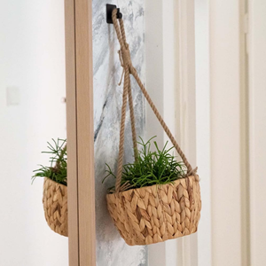 Vente en gros de magnifiques pots suspendus en jacinthe d'eau, pots à fleurs suspendus naturels pour la décoration de jardin, vente en gros en provenance du Vietnam - Product Image 3