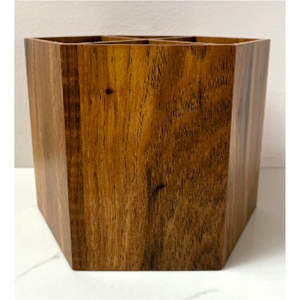 Porta Cubiertos de Madera Personalizado, Organizador de Utensilios de Madera Grabado para Encimera de Cocina, Caja de Almacenamiento de Cubiertos para Mesa - Product Image 2