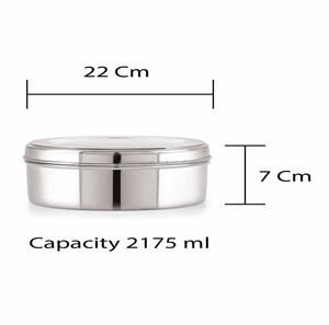 Recipiente Redondo Hermético para Especias de Acero Inoxidable, Estilo Moderno, con Plato Adicional para Almacenamiento en la Cocina, Suministro al por Mayor - Product Image 6