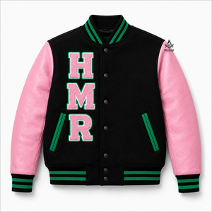 Veste de sororité Alpha Kapa personnalisée HMR, brodée, style varsity pour femmes, avec logo personnalisé, veste de sororité pour femmes - Product Image 2