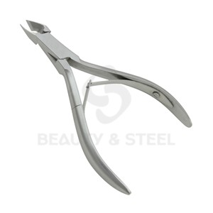 Cortacutículas Profesional de Acero Inoxidable con Doble Resorte, Removedor de Piel Muerta de Precisión para Técnicos de Salones de Uñas - Product Image 2