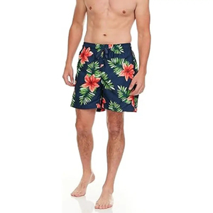 Summer High Street Style Custom Logo <b>Mens</b> Swim Shorts 100% Cotton Swim <b>Trunks</b> Mesh Breathable Eco-Friendly - Product Image 3