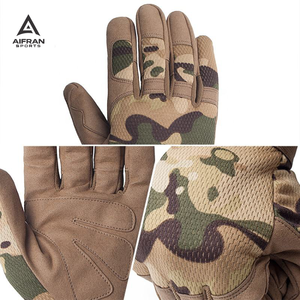 OEM Tactical Gloves Durable Microfiber Palm Anti <b>Slip</b> <b>Full</b> Finger Gloves for Outdoor Cycling Riding Work - Product Image 4