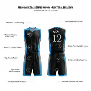 Uniforme de basket-ball professionnel de haute qualité pour hommes, OEM ODM, vêtements d'équipe personnalisés sublimés, vêtements de sport à séchage rapide, fabricant - Product Image 2