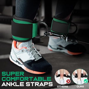 Correa de Tobillo para Ejercicio Físico con Logotipo Personalizado, Accesorio de Gimnasio para Entrenamiento en Casa Todo en Uno, Soporte Acolchado para Entrenamiento con Pesas - Product Image 5