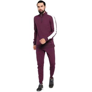 Conjunto Deportivo Unisex Morado, Sudadera y Pantalones de Forro Polar Antiarrugas, Transpirable, 100% Algodón, Estilo Deportivo, Corte Holgado - Product Image 4