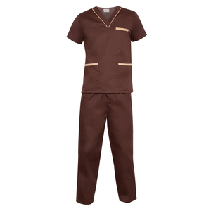 High Quality Custom Logo DANZILO INTERNATIONAL Men's <b>Scrub</b> Suits Sets Solid Color Canvas Quick Dry Breathable <b>Plus</b> <b>Size</b> Hospital - Product Image 2