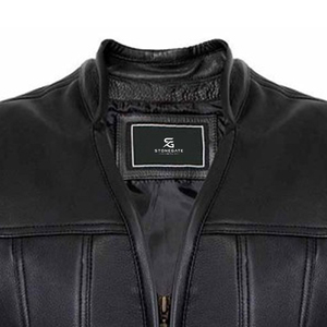 Men's <b>Leather</b> Motorcycle <b>Vest</b> Wholesale Adults Custom OEM ODM <b>Biker</b> Jacket Sleeveless Vintage Casual Outerwear - Product Image 2