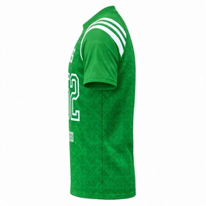 Camiseta de Rugby Verde Brillante, la Excelencia Es un Imprescindible, Ropa Deportiva de Entrenamiento para Hombre, Sublimada, de Secado Rápido, para el Rendimiento del Equipo - Product Image 5