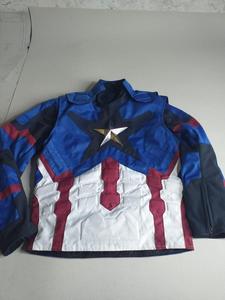 Motorcycle sheep <b>Leather</b> <b>Jacket</b>-Spring Season Plaid Stand Collar Zipper Front Eco-Friendly Costume - Product Image 4