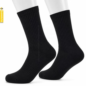 SAMAVIA Premium Athletic Crew <b>Socks</b> Knitted Solid Color 100% Polyester Sports <b>Running</b> Training Gym Yoga Comfortable Durable OEM - Product Image 5
