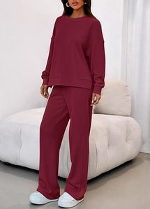 Conjunto de Sudadera con Capucha Oversize y Pantalones de Chándal de Forro Polar Premium para Mujer, Conjunto Deportivo de Sudadera con Capucha y Pantalones de Chándal para Mujer - Product Image 5
