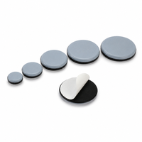 Glissières de chaise de bureau en PTFE de 20 mm, autocollantes, pour la protection des pieds des meubles de bureau sur sols durs