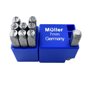 Ensemble de poinçons nombres allemand, outils de poinçonnage numérique en acier de 7mm, prix d'usine, pièces - Product Image 3