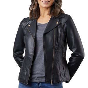 Quick Dry Anti-pilling Fashion Streetwear Collection Women Leather <b>Jacket</b> soft Material Comfortable Fabric Women Leather <b>Jacket</b> - Product Image 4